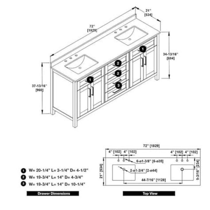 Double vanity size - How To Discuss