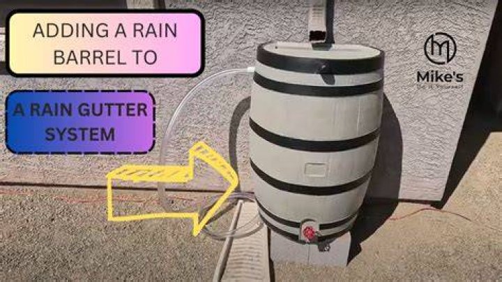 Gutter rain barrel - How To Discuss