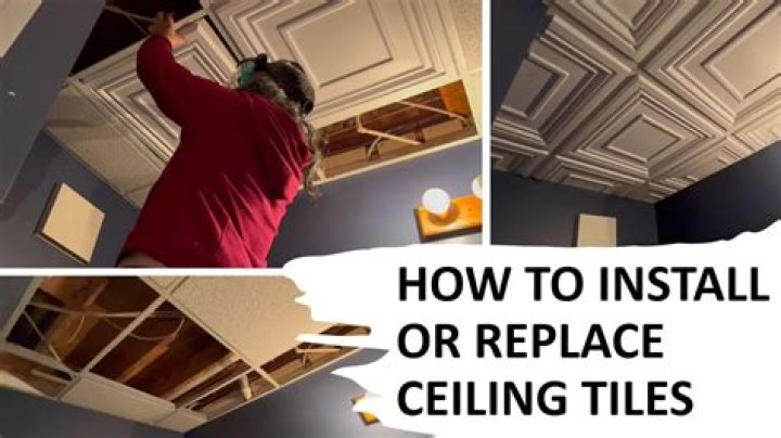 Replacement ceiling tiles - How To Discuss