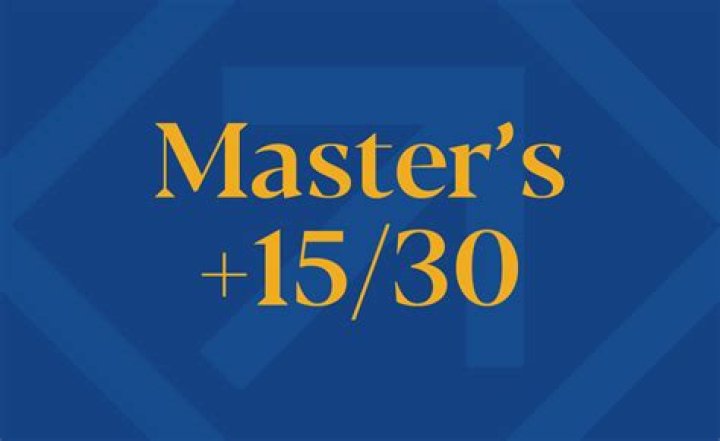 What Does Masters Plus 15 Mean